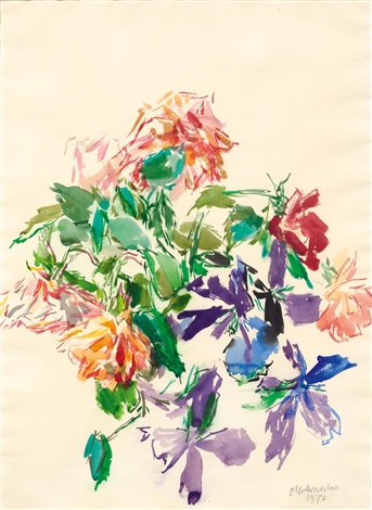 Bouquet of flowers by Oskar Kokoschka on artnet