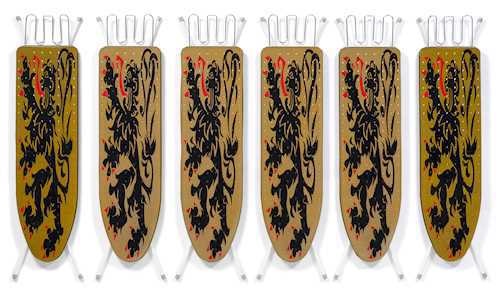 six ironing boards by wim delvoye