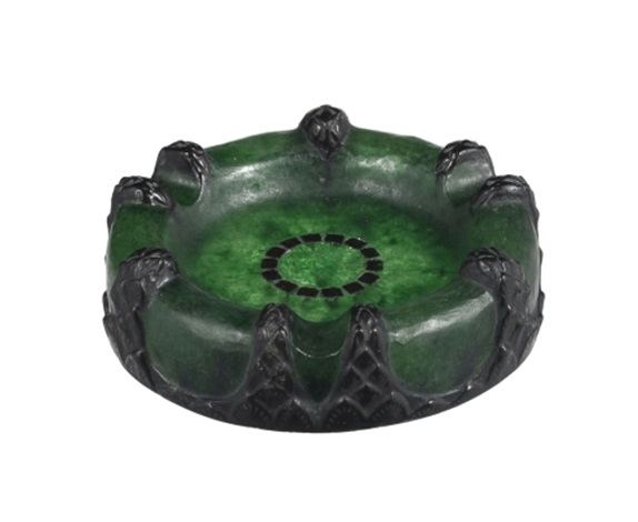 小物入れ Aesop | Vide poche Rond Aesop | Vide poche Rond Art Deco Glass Dish / Vide-Poche with Pink