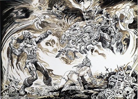 Conan Illustration by Esteban Maroto on artnet