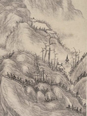 仿曹云西笔意山水by Cheng Sui on artnet