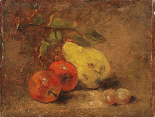 Stilleben mit Früchten by Gustave Courbet on artnet