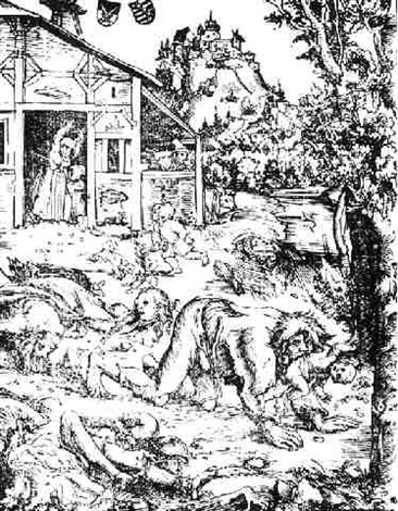 menschenfresser Der Werwolf, oder der Menschenfresser by Lucas Cranach the Elder on artnet