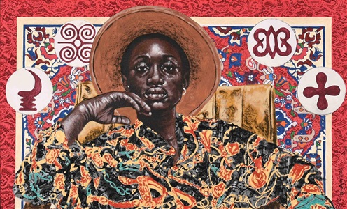 woman in hat by bambo sibiya