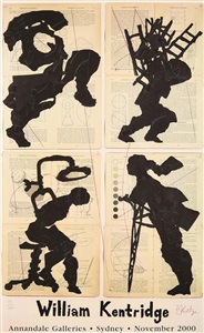 annandale galleries exhibition poster by william kentridge
