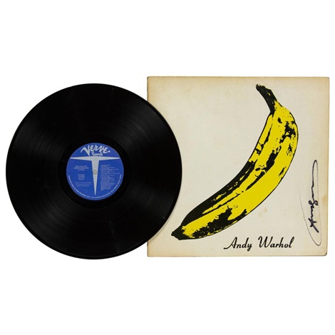 The Velvet Underground Nico vintage record album with signed cover