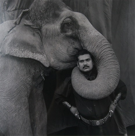 Ram Prakash Singh with his Elephant Shyama, Great Golden Circus