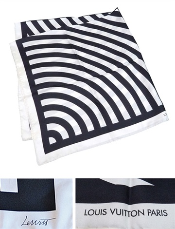 Limited Edition Silk Scarf for Louis Vuitton by Sol LeWitt