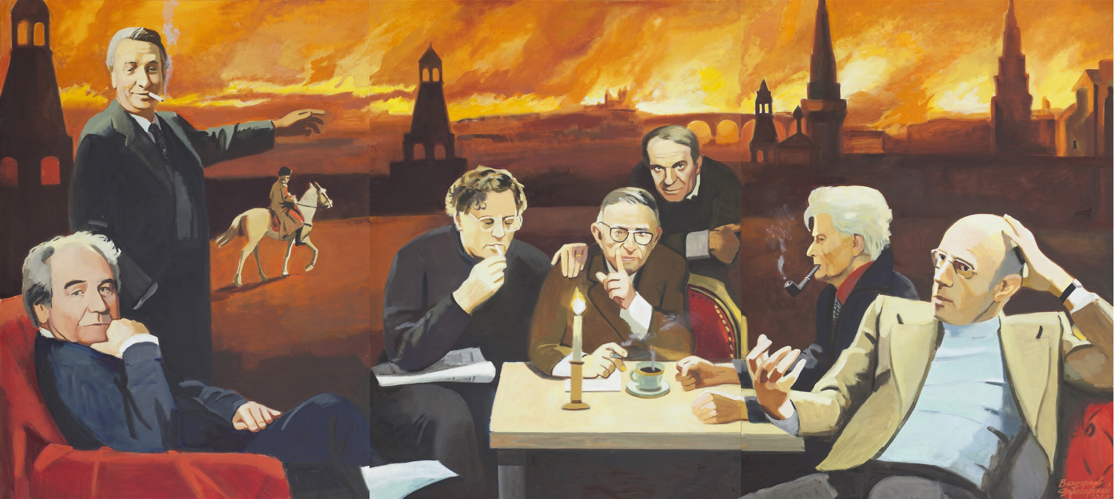 French Philosophers in Moscow by Vladimir Dubossarsky and ...