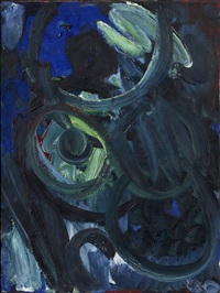 Mit dunklem Blau, 1963