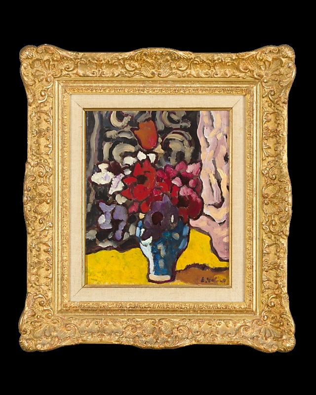 Fleurs en Vase Bleu Flowers in a Blue Vase by Louis Valtat on artnet