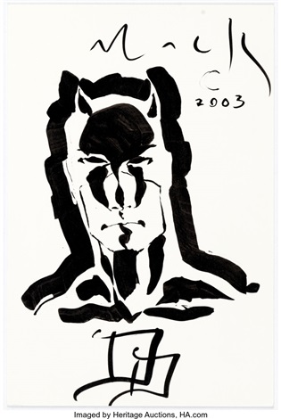 David Mack - Daredevil Speciality Illustration Original Art 2003 by