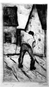 Farmer Digging, 1920 Farmer Digging, 1920