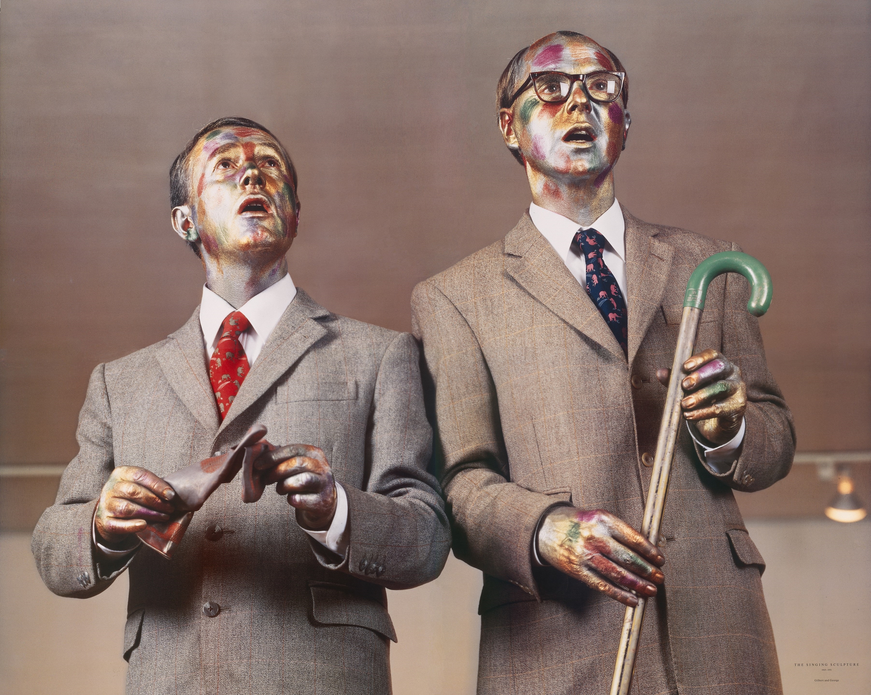 The Singing Sculpture by Gilbert & George on artnet