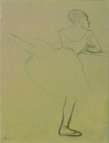 Edgar Degas、DANSEUSE A LA BARRE Danseuses à la barre | Musée des beaux-arts du Canada