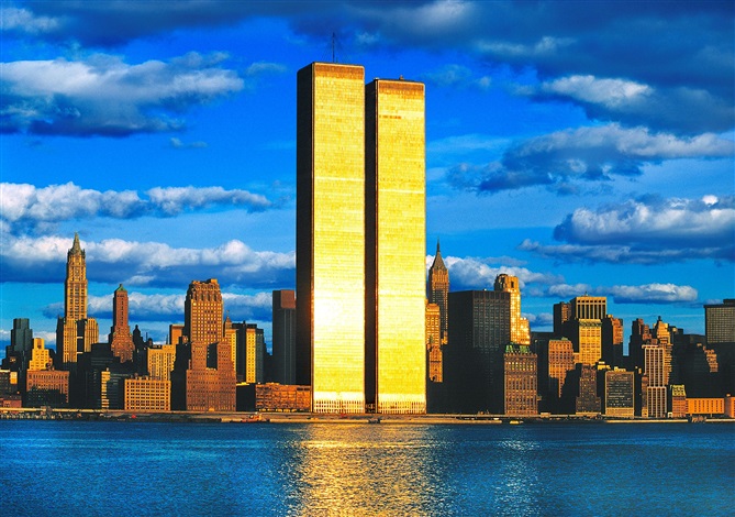 World Trade Center, Twin Towers Manhattan by Mitchell Funk