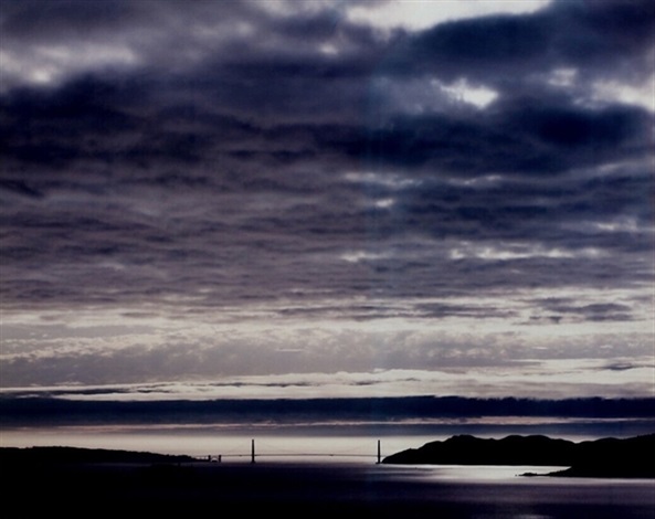 Golden Gate Bridge, 2.27.99, 512 PM by Richard Misrach on artnet