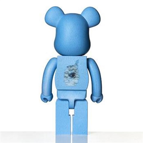 1000 Bearbrick Snarkitecture X Blackrainbow Blue Edition by