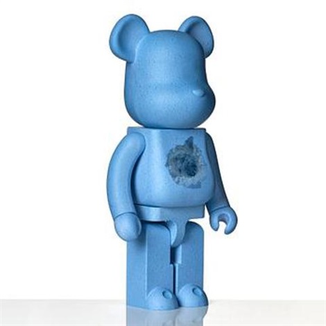 1000 Bearbrick Snarkitecture X Blackrainbow Blue Edition by
