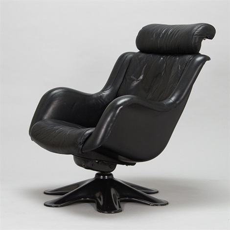 Yrjö Kukkapuro, an early 1970s 418N armchair for Haimi. by Yrjö