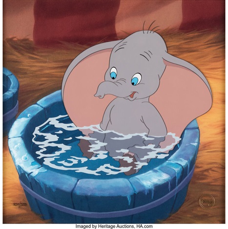 Bathtime for Dumbo ダンボ 入浴 ディズニー セル画 - メルカリ