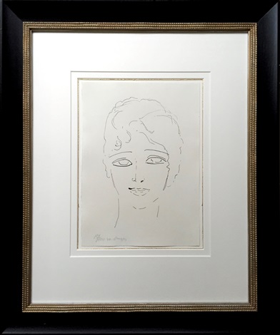 キース・ヴァン・ドンゲン、「Tete de jeune Femme」 Kees van Dongen | TÊTE DE FEMME | MutualArt