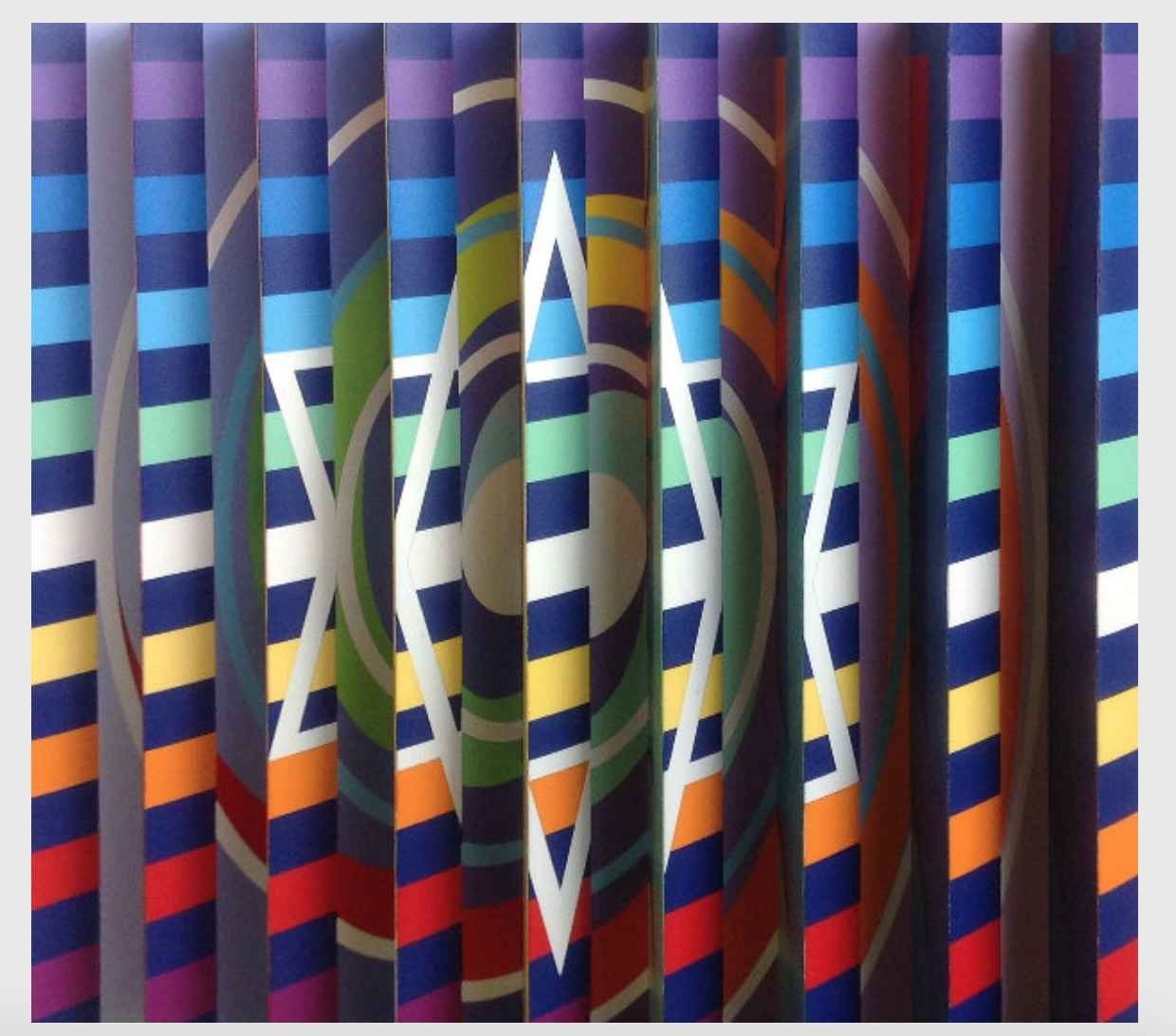 Visual Prayer for Peace, Hope and Tolerance by Yaacov Agam on artnet