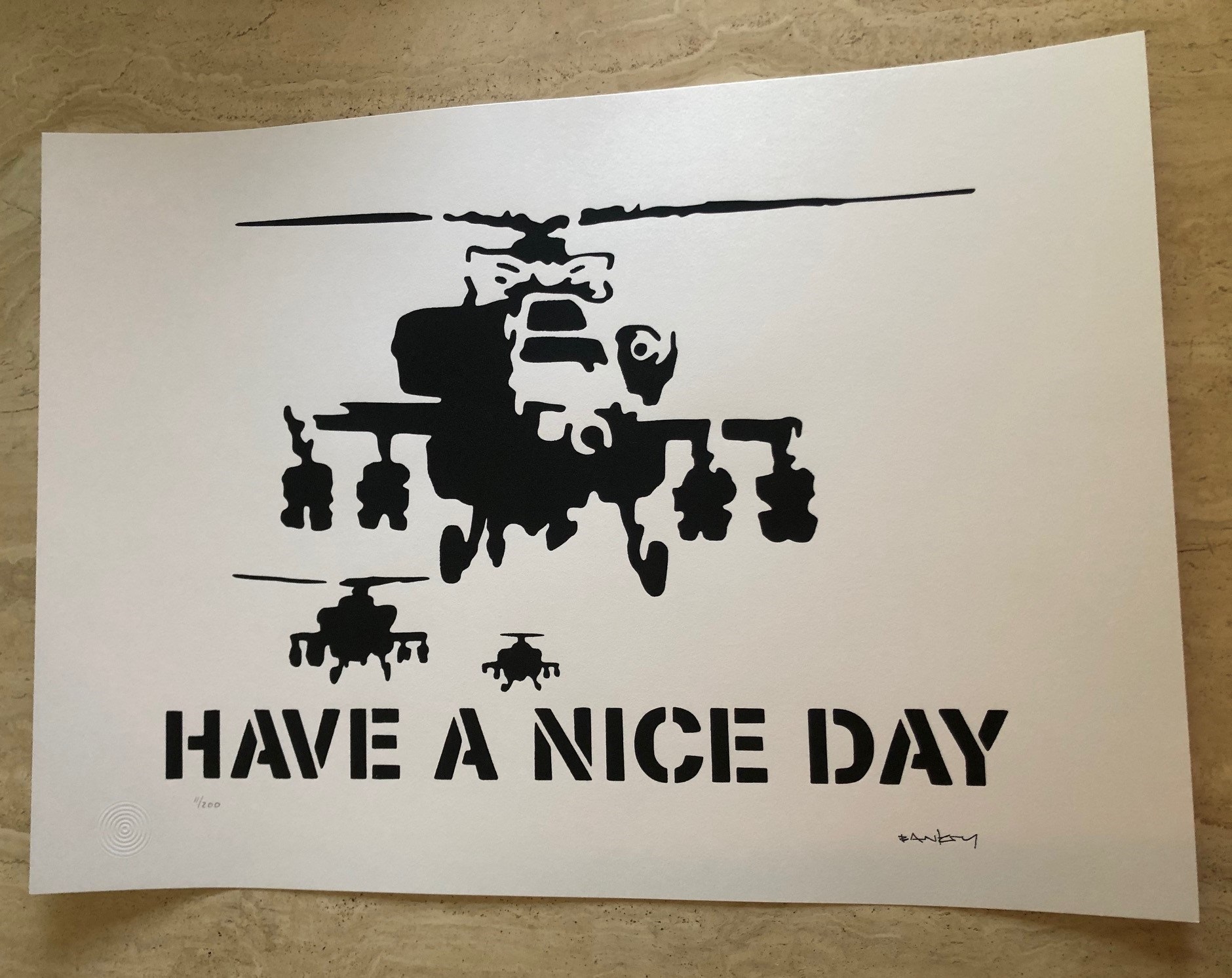 Have a Nice Day by Banksy on artnet