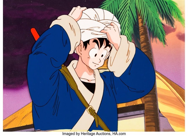 Dragon Ball GT A Heros Legacy Goku Jr. Production Cel A1, Production  Background Toei Animation, 1996 by Toei Animation on artnet