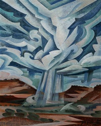 Tony Abeyta 1997y 油彩画 Tony Abeyta | Moonlight Variants | Artsy