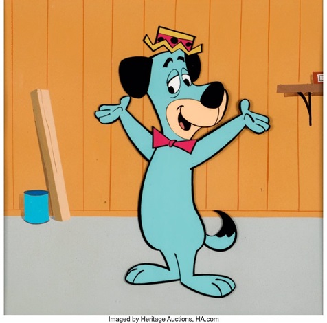 1960's HANNA BARBERA 'Huckleberry Hound' Squeeze Vinyl Toy