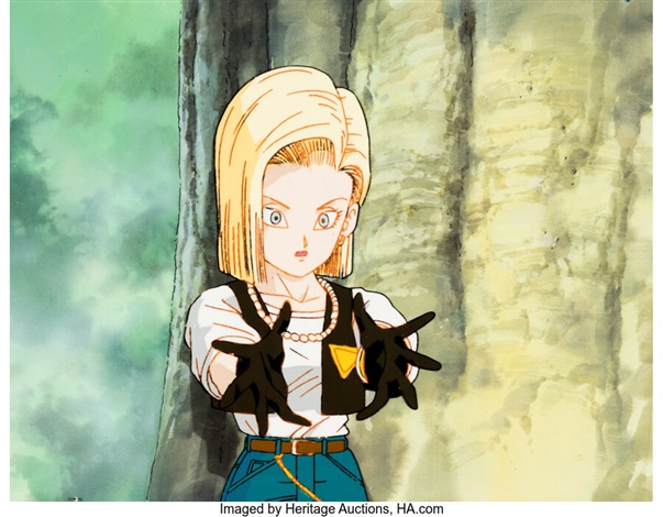 アンドロイド18 アニメーションセル Anime Dragon ball Animation Cel