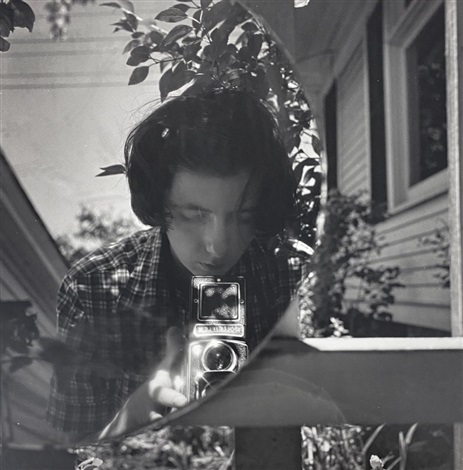 Self-portrait, 1953 by Vivian Maier on artnet