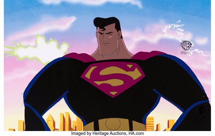 Superman The Animated Series Superman Production Cel and Animation Drawing Warner Brothers, c. 1996-2000.... Total 2 Items by Warner Bros. Studios on artnet Superman The Animated Series Superman Production Cel and Animation Drawing Warner Brothers, c. 1996-2000.... Total 2 Items by Warner Bros. Studios on artnet