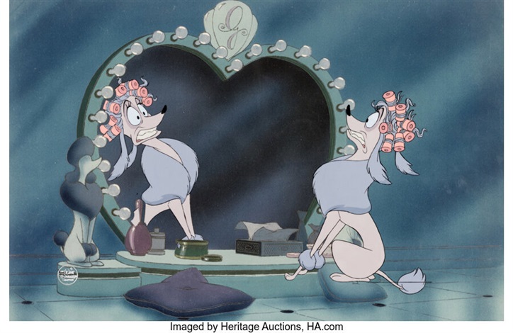 Oliver and Company Georgette Production Cel Walt Disney, 1988 by