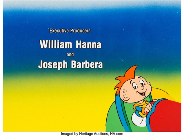 Fantastic Max End Title Cel Setup with Hand-Painted Background  Hanna-Barbera, c. 1988 by Hanna-Barbera Studios on artnet