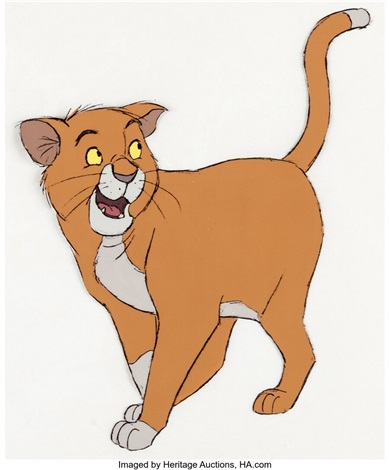 The Aristocats Thomas OMalley Production Cel Walt Disney, 1970 by Walt ...