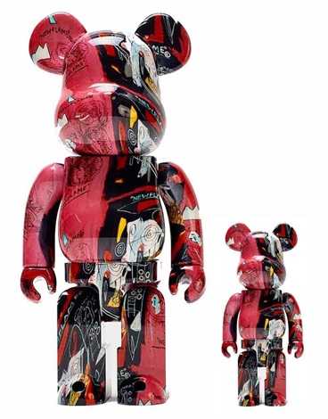 Warhol Basquiat Bearbrick 400 companion Warhol Basquiat