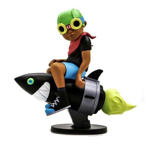 Hebru Brantley Flyboy Set of 2 Hebru Brantley art toys by Hebru 