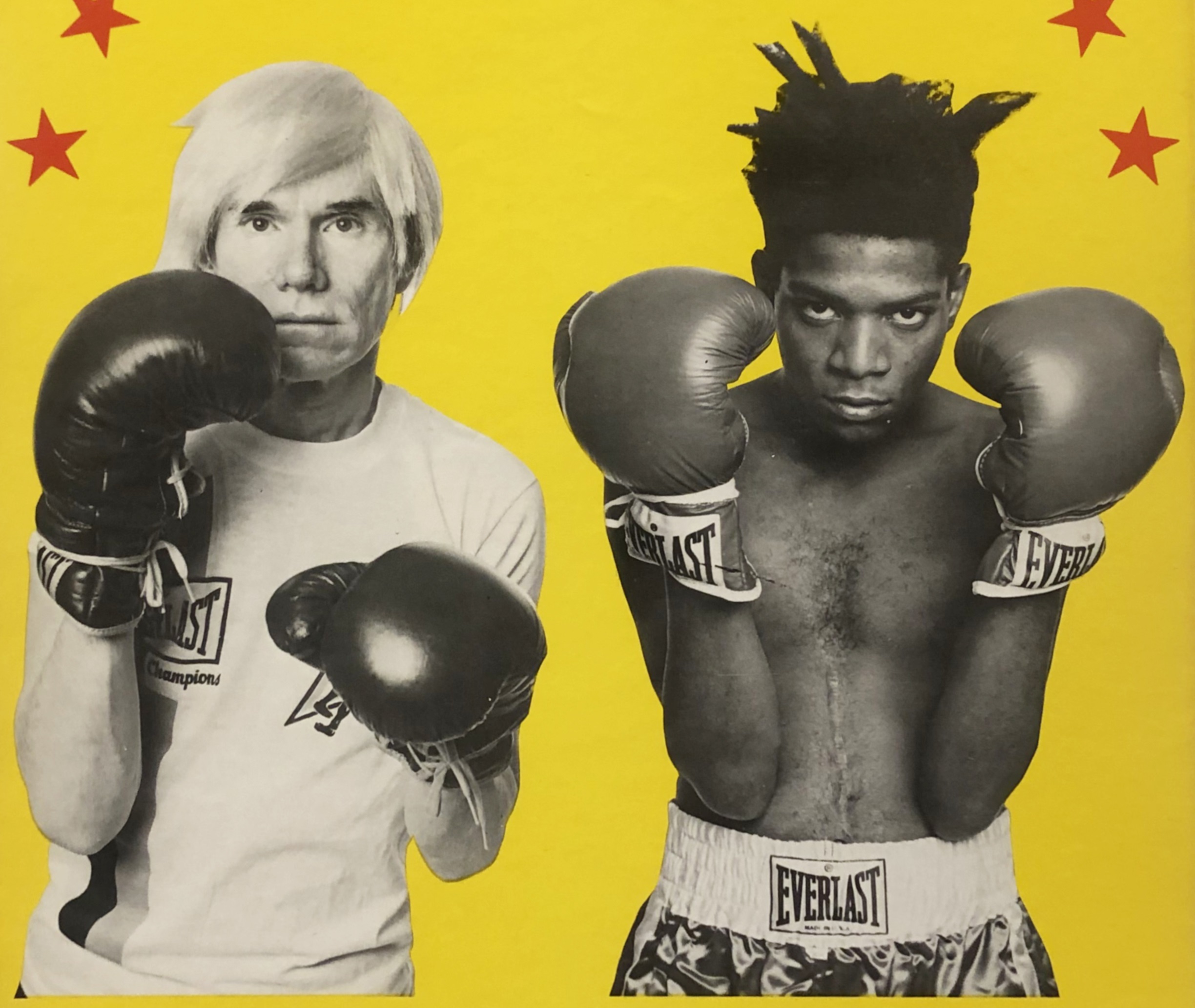 Warhol Basquiat Boxing Poster 1985 by Jean-Michel Basquiat on artnet, image size:2448x2065