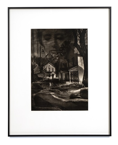 Davenport, Iowa, Composite with Nude and Shirley Berman by Edmund Teske