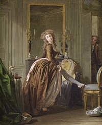 Elégante à sa toilette