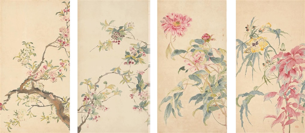 正版&于非闇工筆花鳥8開中國畫臨摹畫冊書籍近現代工筆畫大師于非