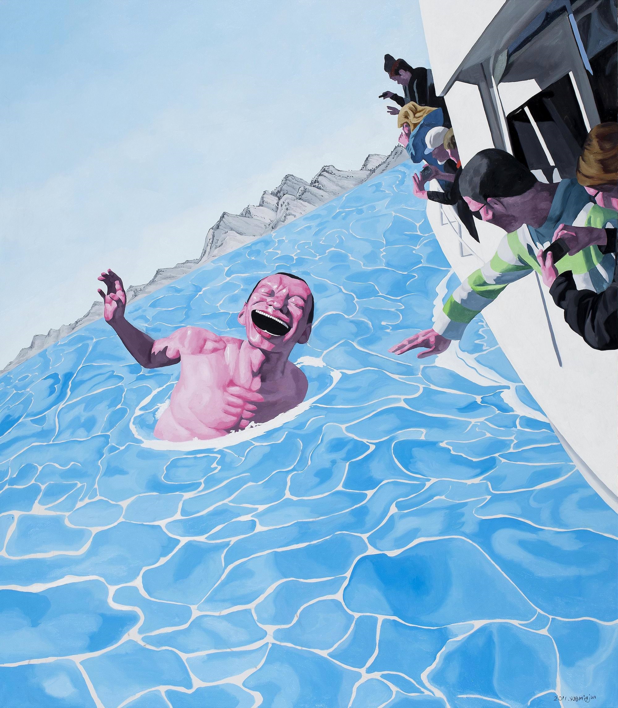 yue minjun 画集 Yue Minjun | Original Place (2023) | Artsy