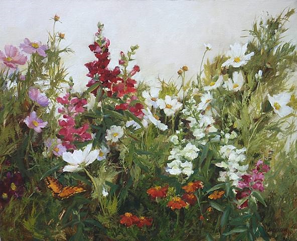 Image of Cosmos and Snapdragons