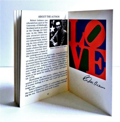 The Book of Love Art Poetry by Robert Indiana on artnet