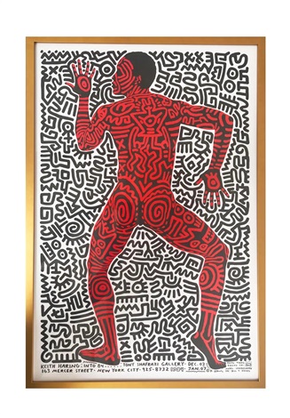 Keith Haring Into 84 poster vintage Keith Haring by Keith