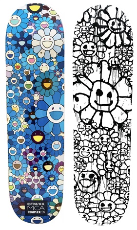 Takashi Murakami Skateboard Decks set of 2 by Takashi Murakami on