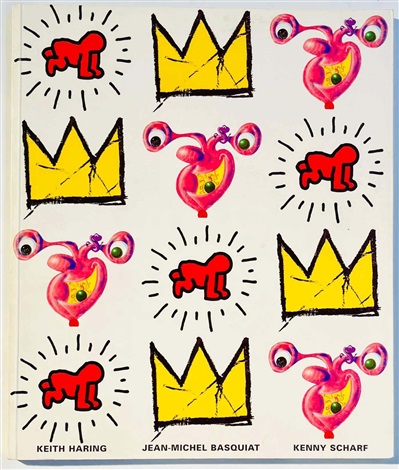 Basquiat + Haring + Scharf / 作品集 Kenny Scharf book drawing 1998 Basquiat Keith Haring Kenny Scharf