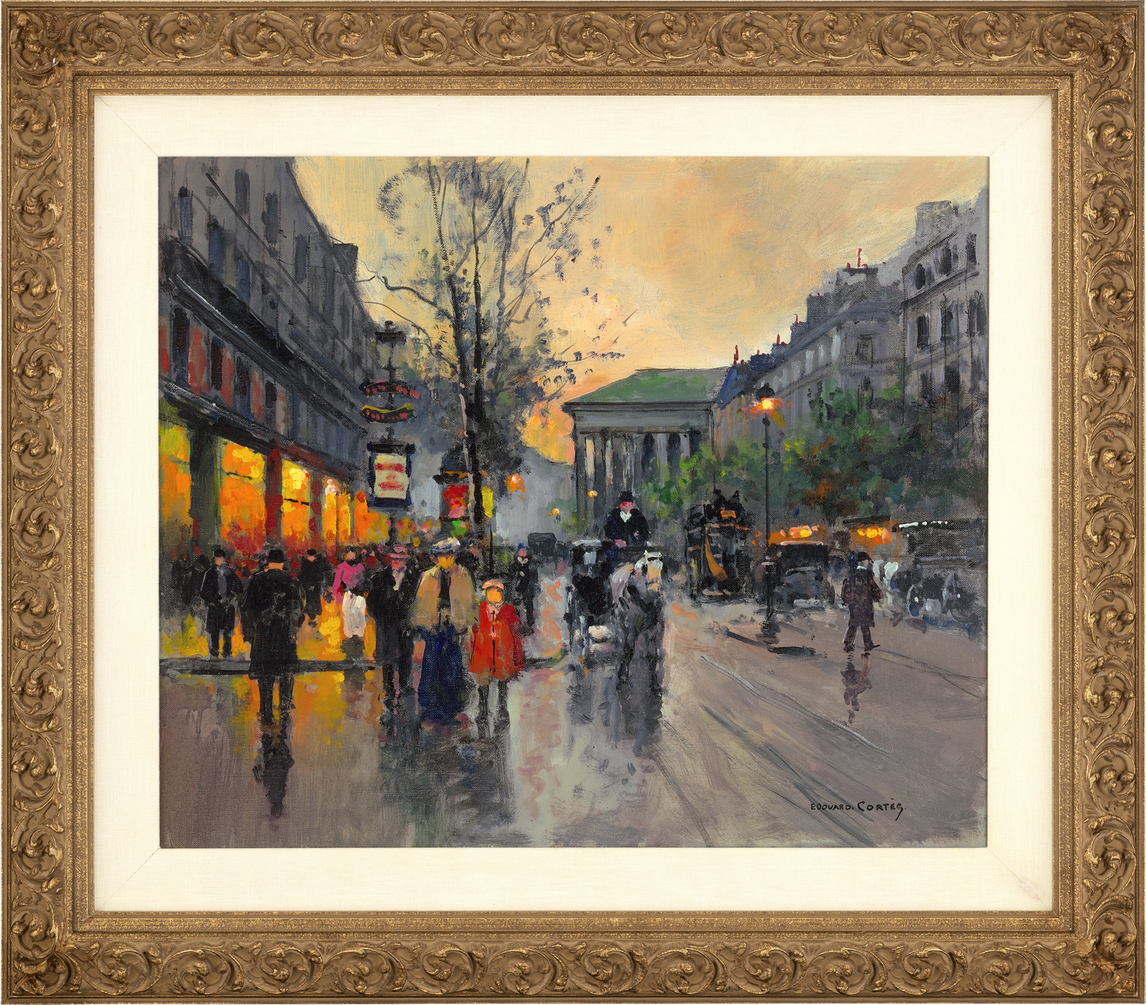 Boulevard de la Madeleine by Edouard Léon Cortès on artnet